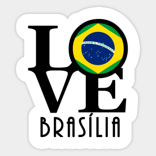 LOVE  Brasília Sticker